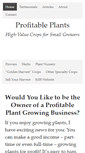 Mobile Screenshot of profitableplants.com